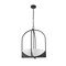 Z-Lite Devon Pendant, 4-Light, 18 In.W x 24.5 In.H, Matte Black/Sand Blast 1947-24MB - alternate 5